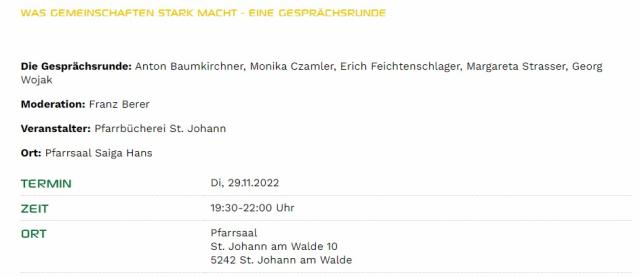 Was Gemeinschaften stark macht Info