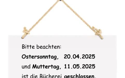 Geschlossen Muttertag